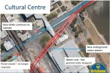 The proposed underground subway system for the Cultural Centre at South Brisbane.