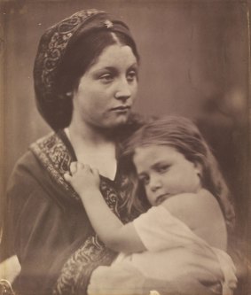 Julia Margaret Cameron's photograph 'Kept in the Heart/La Madonna della Ricodanza', taken in 1864.