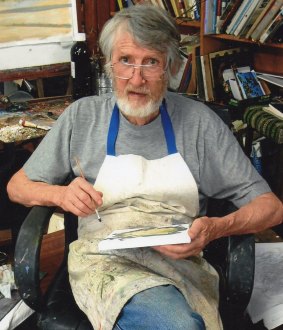 Robin Norling in his studio.