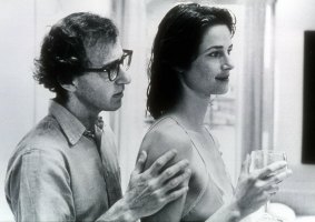 Woody Allen and Charlotte Rampling in Stardust Memories.