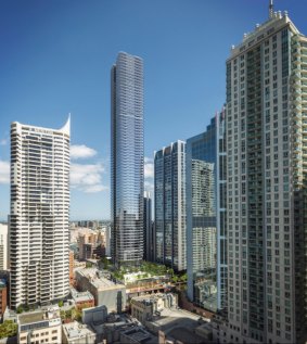 505 George St
74 storeys, 260m high, being developed by Mirvgac and Coombes family.



