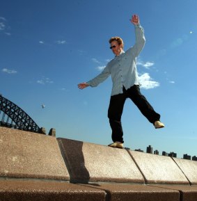 Philippe Petit visits Sydney to promote <i>Man On Wire</i> in 2008.