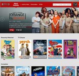 Netflix features original content, such as <em>Orange is the New Black</em>.
