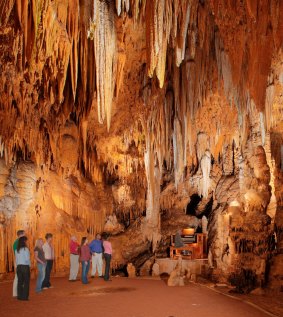Luray Caverns' great stalacpipe organ.