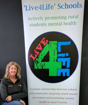 Macedon Ranges Shire Council youth development unit co-ordinator Pauline Neil is arming young people with mental health information.
