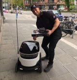 Domino's first robot pizza delivery service has kicked off in Germany, in partnership with Starship deliveries.