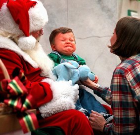 Stressful: It's not just children who can get a little emotional around the expectations of Christmas time. 