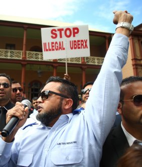 Earlier in September, taxi drivers gathered at NSW State Parliament to protest against Uber. There have been demonstrations around the globe.