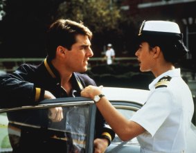 Tom Cruise and Demi Moore in the film A Few Good Men
