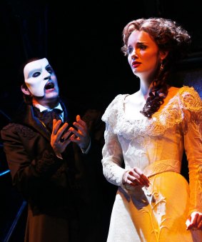 Anna O'Byrne made her professional debut in Love Never Dies opposite Ben Lewis as the Phantom.