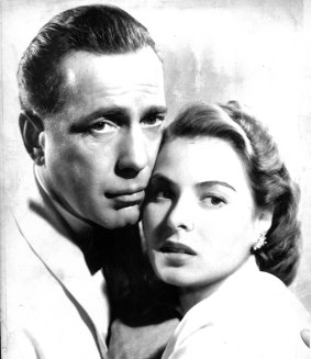 Humphrey Bogart and Ingrid Bergman in <i>Casablanca</i>.