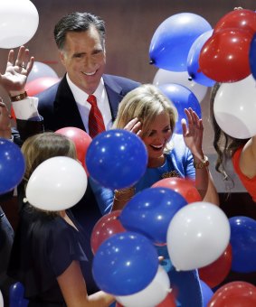 In 2012, Mitt Romney was the only candidate remaining at the time of the party convention.