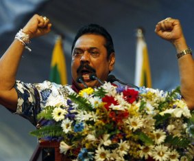 Controlled: Until recently, Sri Lankan President Mahinda Rajapaksa did not have to worry about his critics.