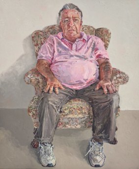 Lucy Culliton's portrait of former chief packer Steve Peters.