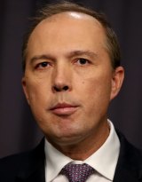 Immigration Minister Peter Dutton.