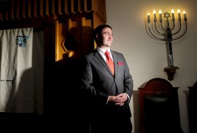 Historic appointment: Alon Meltzer is the congregation's first rabbi.