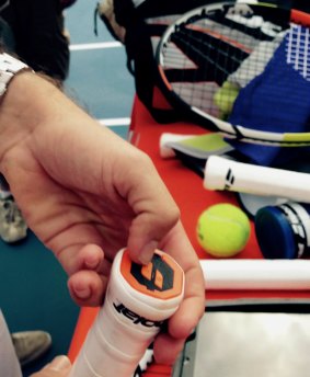 Rafael Nadal's high-tech racquet looks and feels like his old one - but it records his every move. 