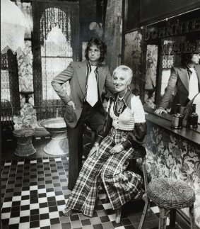 Snapshot in time: John and Merivale Hemmes in the bar of the Coffee Shop in Pitt Street, Sydney. 