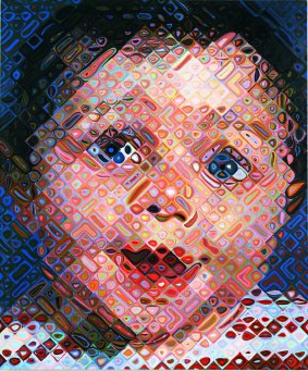 Chuck Close, "Emma", 2000.