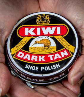 The army's love of shoe polish, particularly Dark Tan, proved a boon to Kiwi's global sales in wartime.