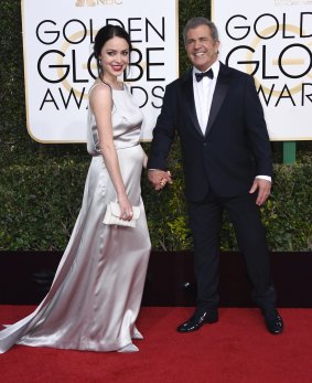 Ross and Gibson at the 74th annual Golden Globe Awards at the Beverly Hilton Hotel on Sunday, January 8, 2017.