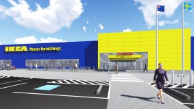 Wooden it be nice: An artists impression of Canberra's IKEA