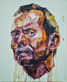 Myuran Sukumaran's painting <i>Tony Abbott</i>.
