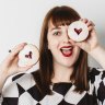 Queen of tarts: Charlotte Ree with shortbread jam tarts from her new book.