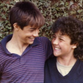 Adam and Tara Lal in England circa 1987. Adam later committed suicide.