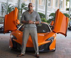 Dwayne Johnson in <i>Ballers</i>.