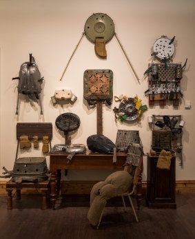 An array of metal assemblages by the late-American Hawkins Bolden feature in the collection of art that is 'untrained, unintentional, undiscovered and unclassifiable'.