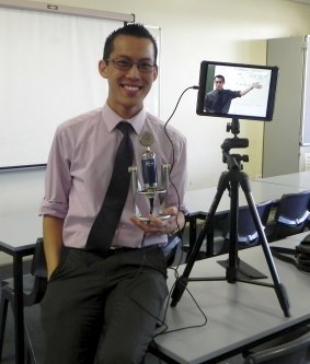 Mathematics teacher Eddie Woo has created a YouTube channel watched by thousands of viewers.