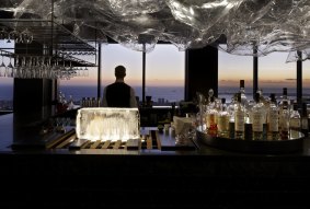 Blow your date away and blow the budget at Lui Bar, part of Vue de Monde.