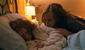 Milly Shapiro, left, and Toni Collette in Hereditary. 