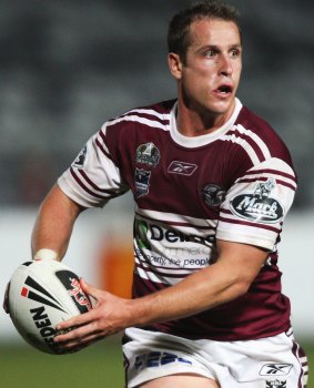 First foray: Jeff Robson started his NRL career with the Sea Eagles.