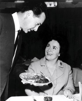 Beppi Polese with Margaret Fulton.
