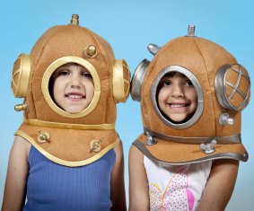 Children at the Voyage to the Deep exhibition.