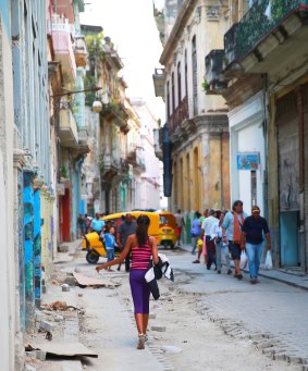 Bright future: Old Havana.