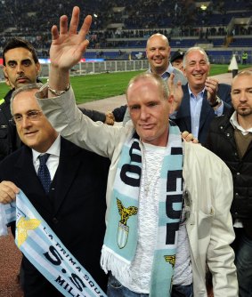 Paul Gascoigne, pictured in 2012, was awarded £188,250 in damages.