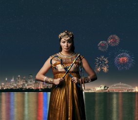 Milijana Nikolik in a promo shot for the Handa Opera On Sydney Harbour 2015 <i>Aida</i>.