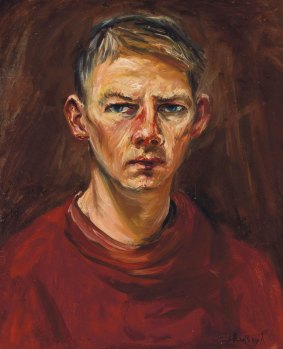 'Self-portrait 1945-46'
by Arthur Boyd (1920-1999).