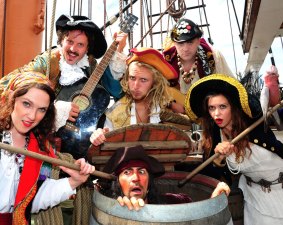 The swashbuckling pirates of the Caribbean take over the Polly Woodside over summer.