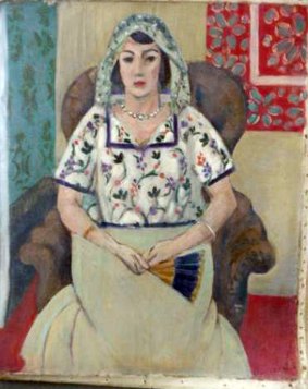 Masterwork: <i>A Woman Sitting In A Chair</i>, by Henri Matisse, which was among the works found in the residence of Cornelius Gurlitt.