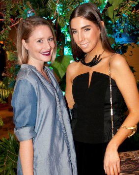From Left: Tiffany Newman and Alexia Petsinis at the MSFW Insider Series launch. Picture by Shaney Balcombe.