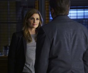 Baffled: Castle and  Beckett grapple with a confusing case.