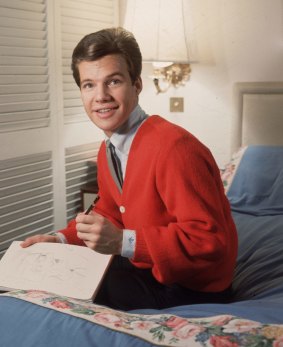 Bobby Vee whose hit singles during the early '60s included Rubber Ball, circa 1960.