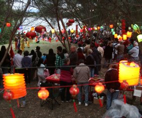 The Lantern Festival at Lennox Gardens.