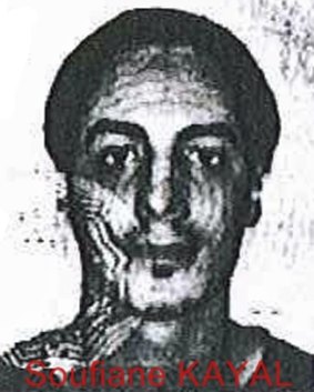 A photo from a fake identity card of one of two suspects in the Paris attacks probe. The men, carrying bogus names travelled with another at-large suspect, Salah Abdeslam.