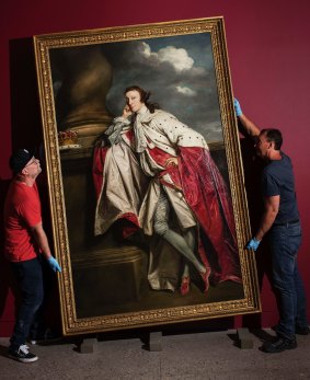 Sir Joshua Reynolds' portrait of the Earl of Lauderdale finds a temporary new home at Hazelhurst Regional Gallery.
 
