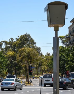 The red light camera in Parkville has come under fire. 